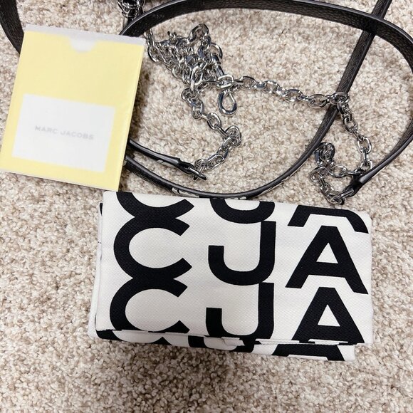 Marc Jacobs DAISYCLOVER The Clover Floral Leather Clutch Shoulder Crossbody- NEW - Picture 11 of 12